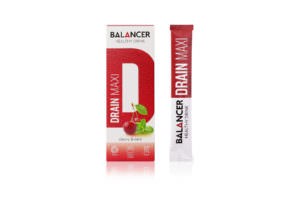 Очищающий и дренирующий напиток Дрейн Макси BALANCER DRAIN MAXI со вкусом «Вишня–мята», 10 шт.